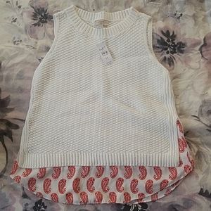 Loft sweater vest